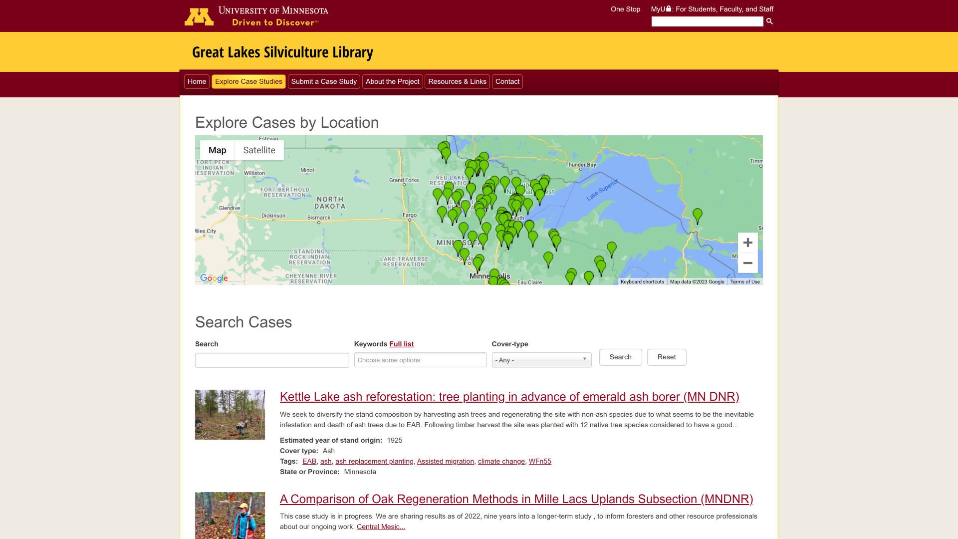 Great Lakes Silviculture Library Desktop